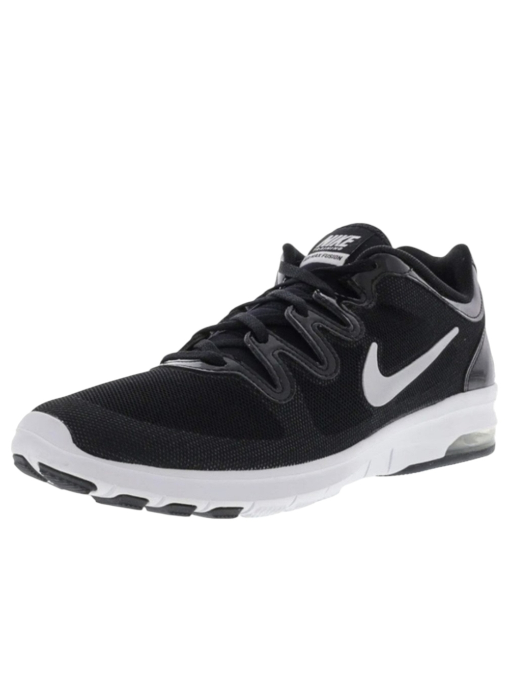 Nike Air Max Fusion Black White Silver Women's Trainers Sneakers Size 7